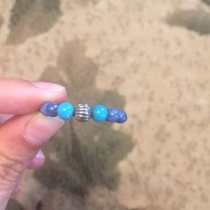 American West Sterling, Turquoise, and Lapis ring